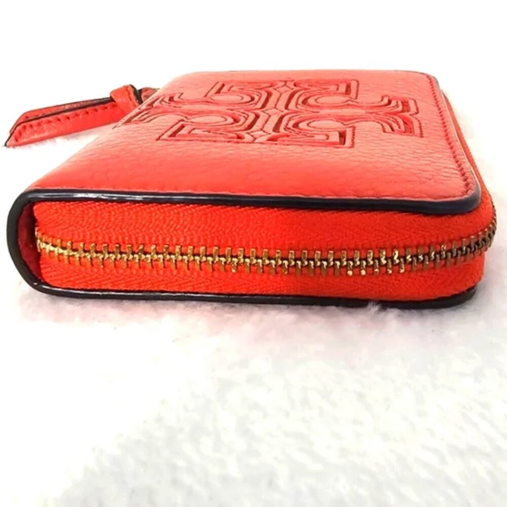 Tory Burch Zip Around Wallet with Keychain - Picture 7 of 8